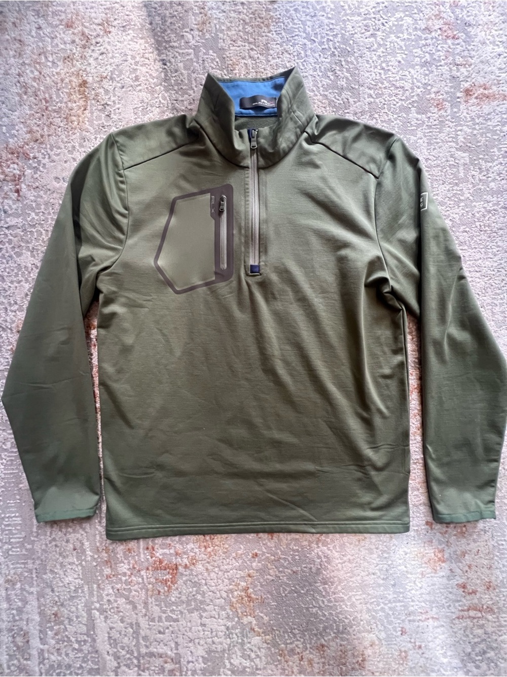 RLX Ralph Lauren Men’s M Green Quarter Zip Golf Pullover